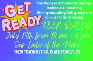 Annual Diocesan Teen Rally will take place July 13