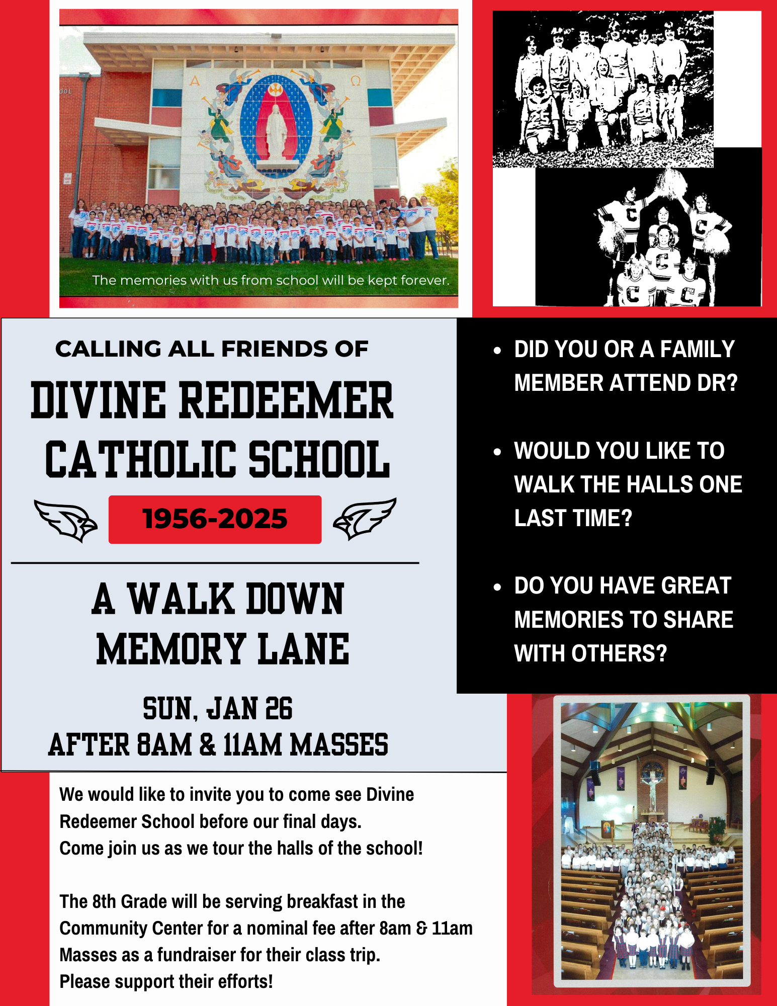 A Walk Down Memory Lane - Divine Redeemer Catholic School